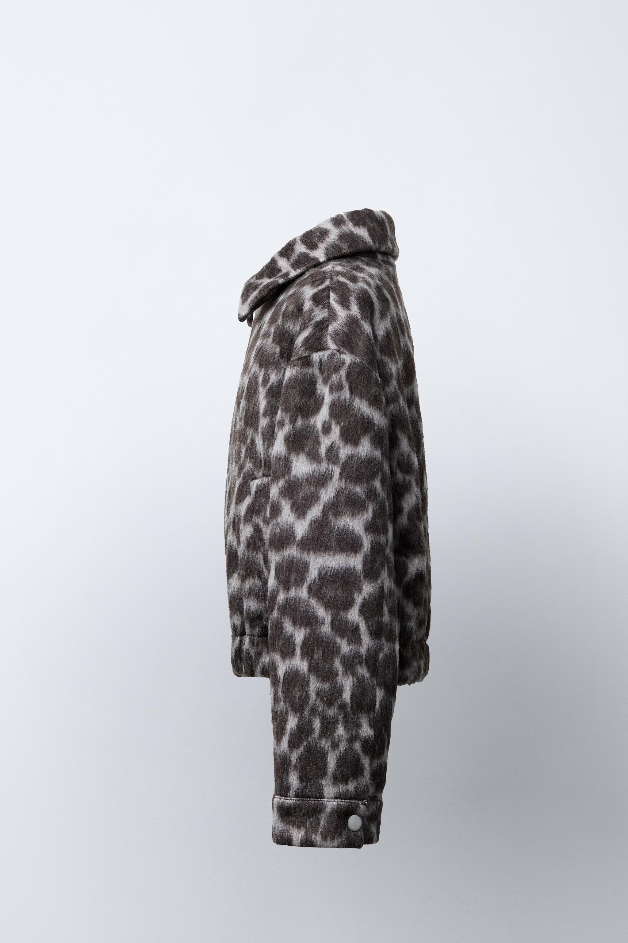 BLOUSON BOMBER ANIMAL PRINT